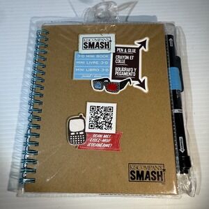 K&Company 30672086 SMASH Mini Folio 5.5"X7.5" 3D Glasses, Pen, Glue Included New